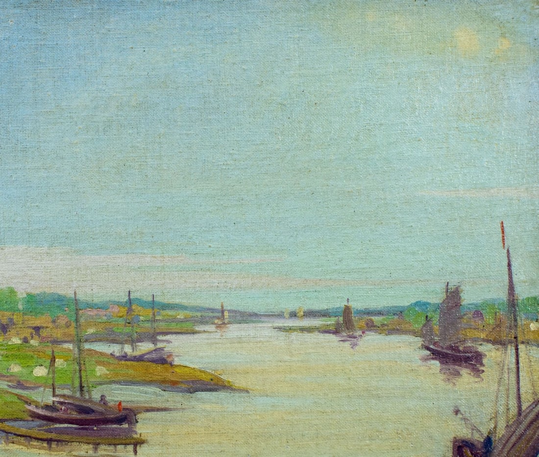 Carl Brandien (NY,1886-1965) oil painting - 7