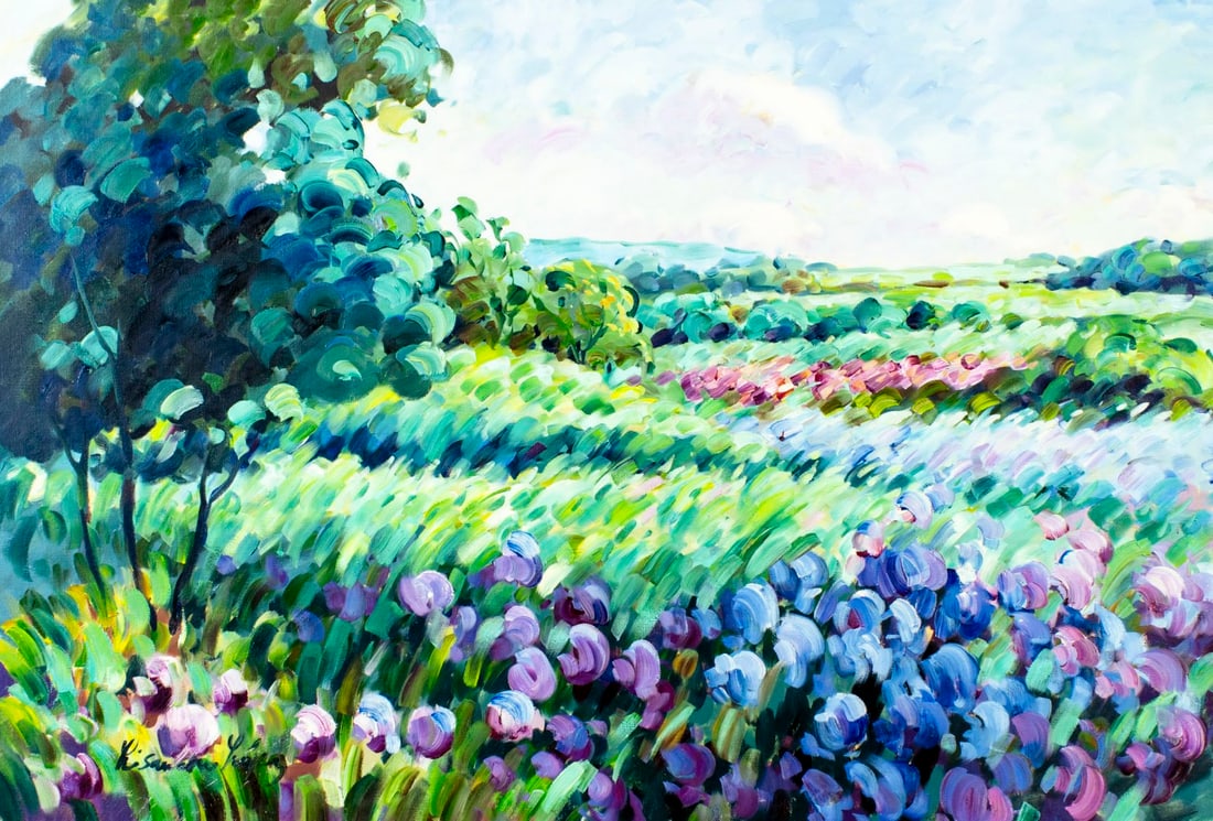 Lisandro Baylon (Argentina,US,1951-?) oil painting (1 of 13)