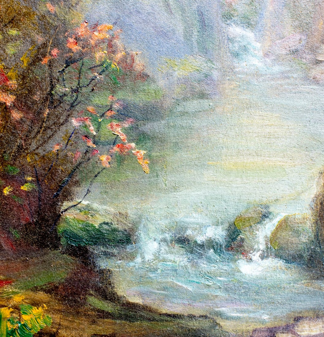 Rosenthal (US,19C) oil painting antique - 8