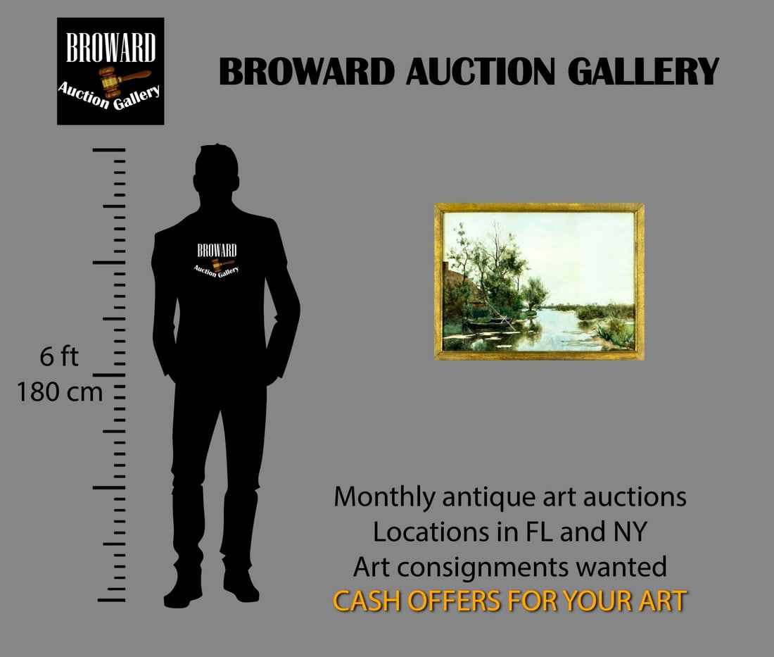 Victor Bauffe (Dutch,1849-1921) watercolor painting antique - 2