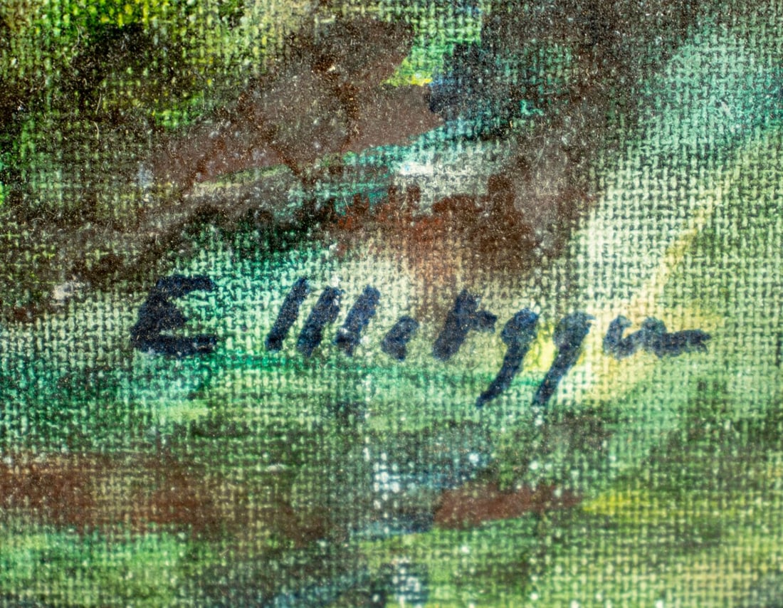 Evelyn Metzger (NY,Brazil,1911-2007) oil painting - 4