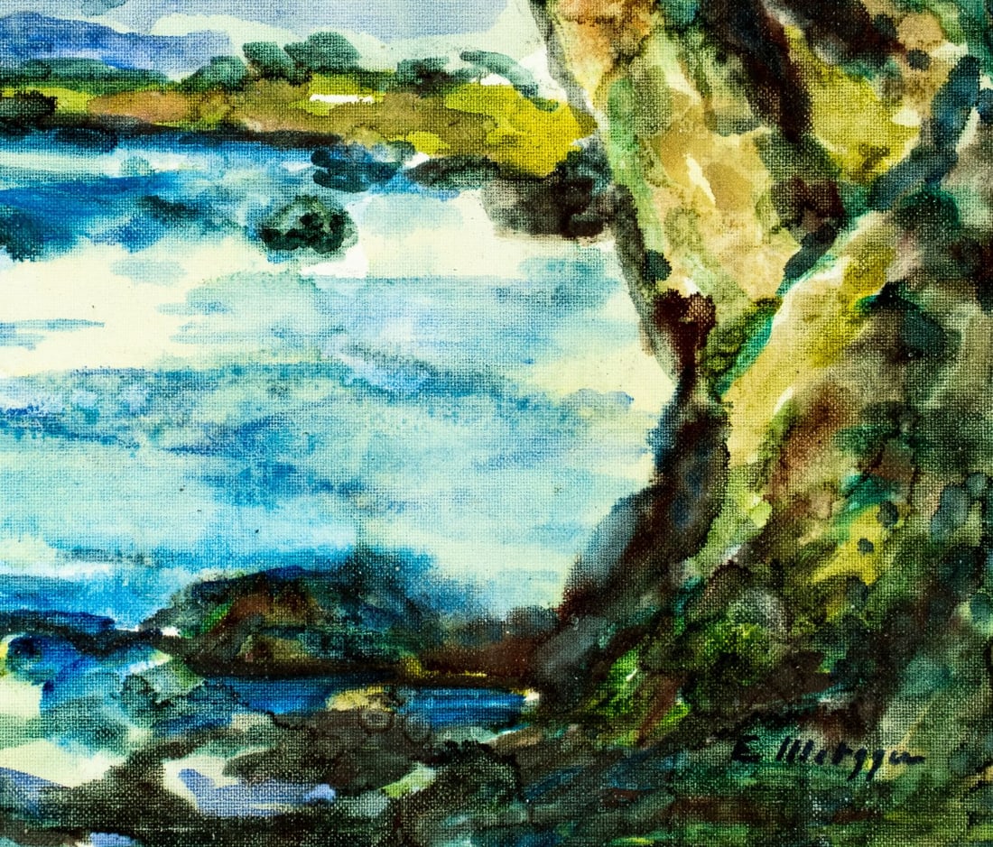 Evelyn Metzger (NY,Brazil,1911-2007) oil painting - 7