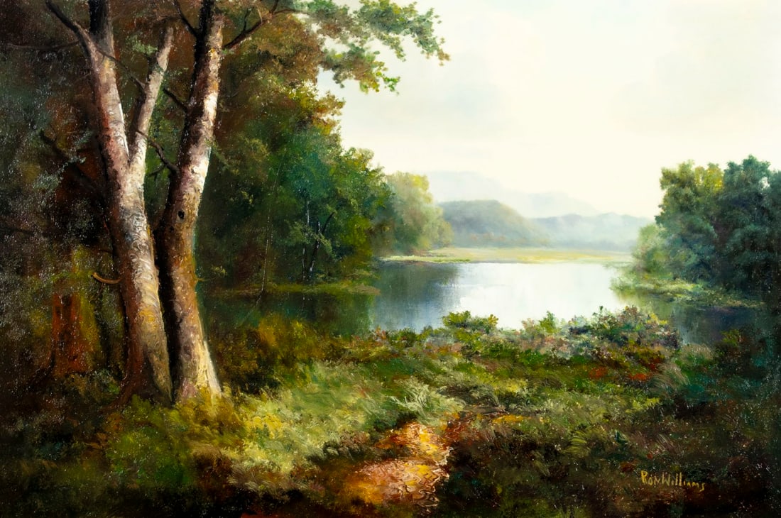 Ron Williams (TN,1947-2016) oil painting (1 of 12)