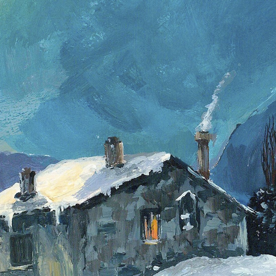 Katerina Kovalevska (Ukraine,20/21C) acrylic painting - 8