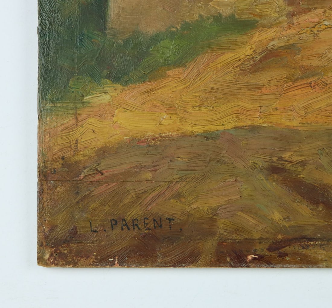 Leon Parent (France,1869-1943) oil painting antique - 10