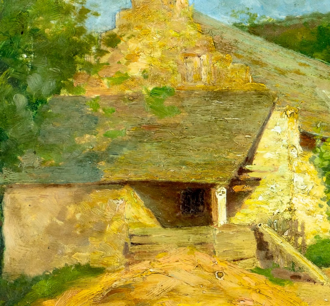 Leon Parent (France,1869-1943) oil painting antique - 6