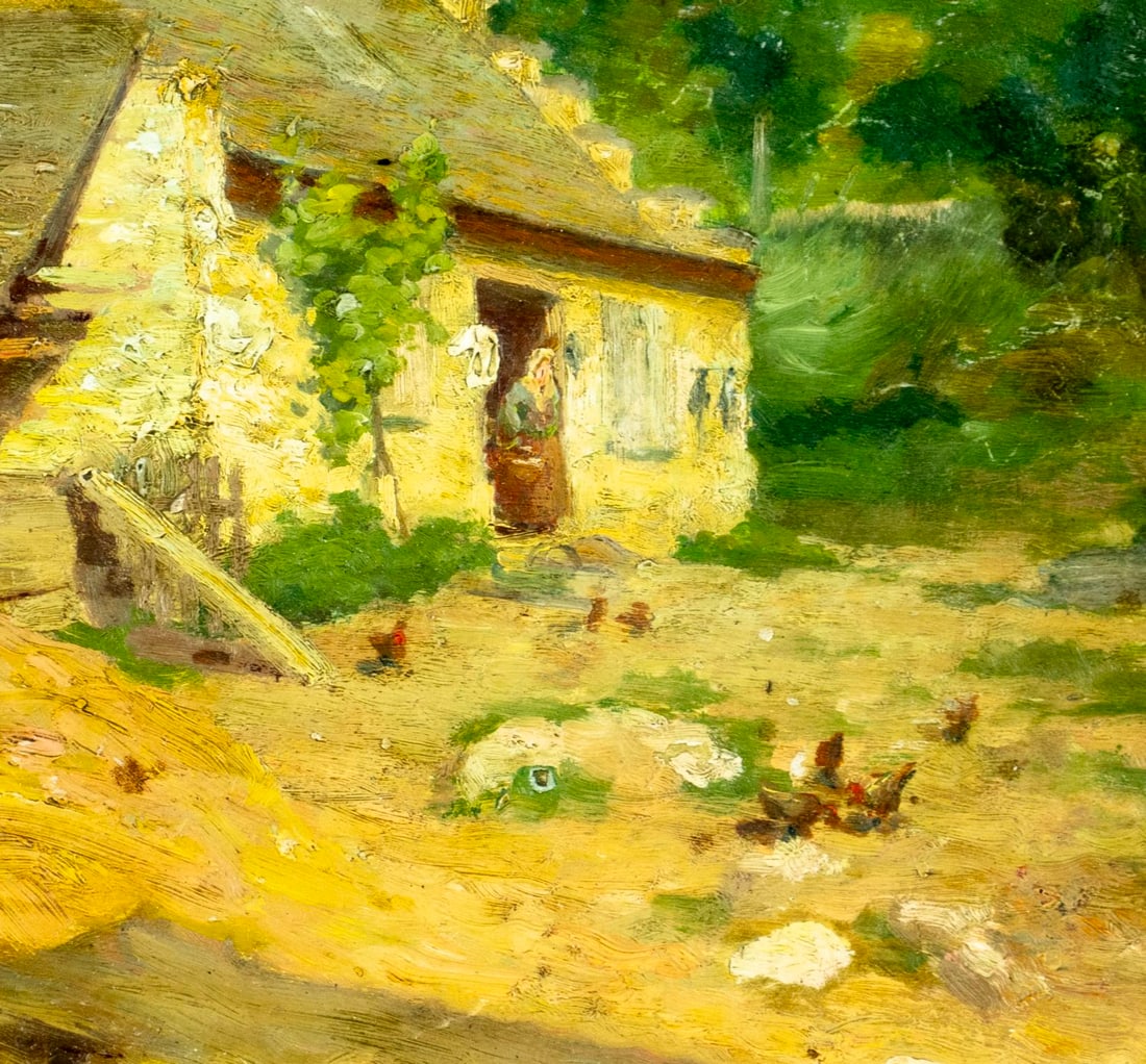 Leon Parent (France,1869-1943) oil painting antique - 7