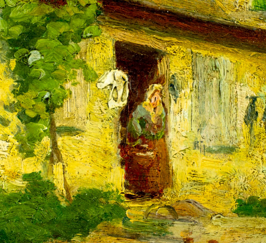 Leon Parent (France,1869-1943) oil painting antique - 8