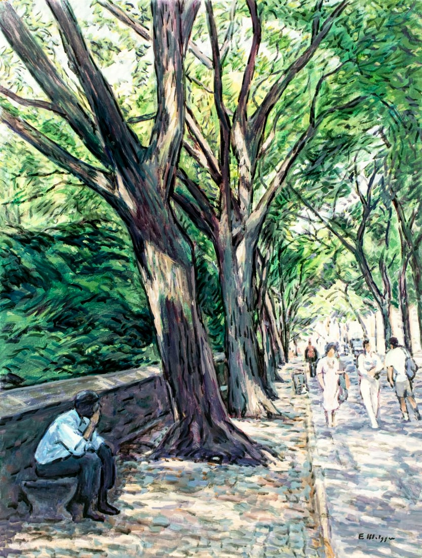 Evelyn Metzger (NY,Brazil,1911-2007) oil painting - 3