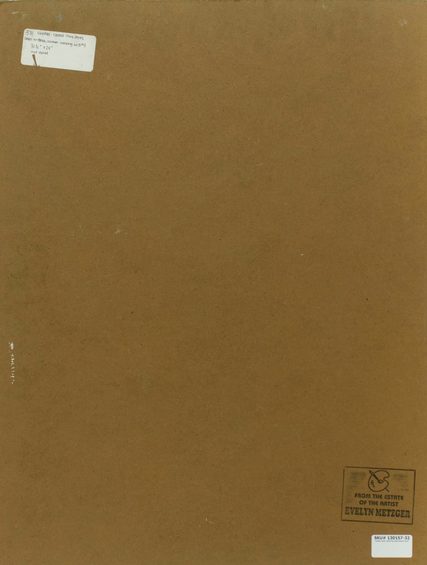 Evelyn Metzger (NY,Brazil,1911-2007) oil painting - 9