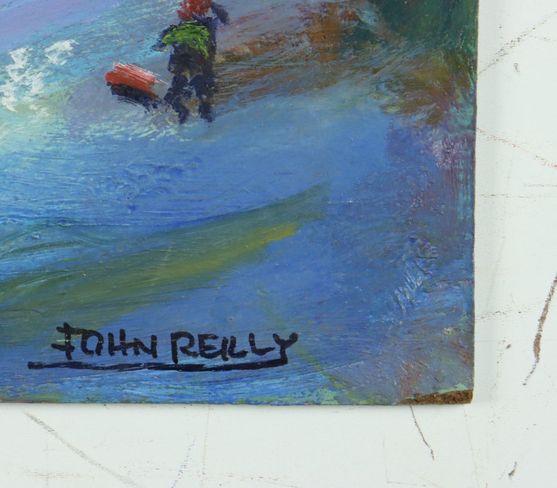 John Reilly (NY,NJ,1942-2021) oil painting - 10