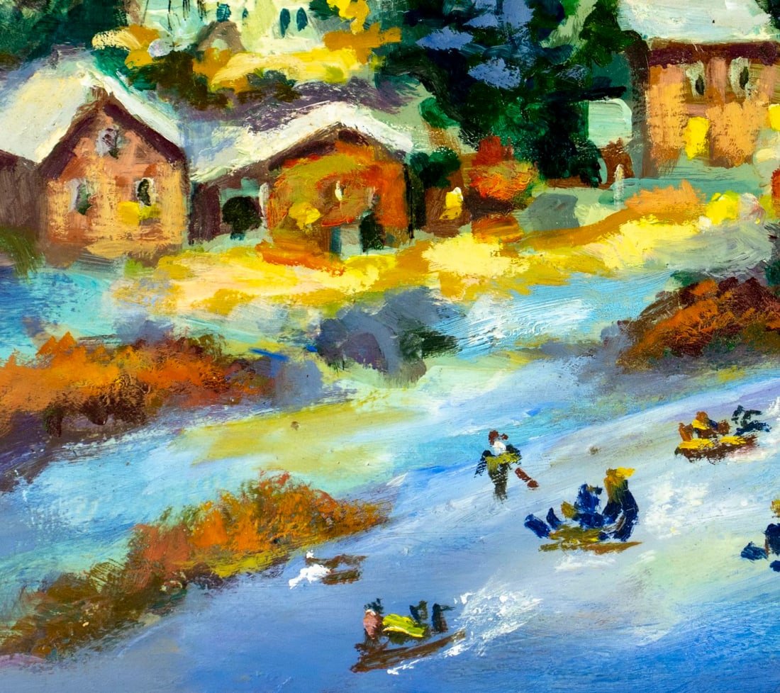 John Reilly (NY,NJ,1942-2021) oil painting - 6