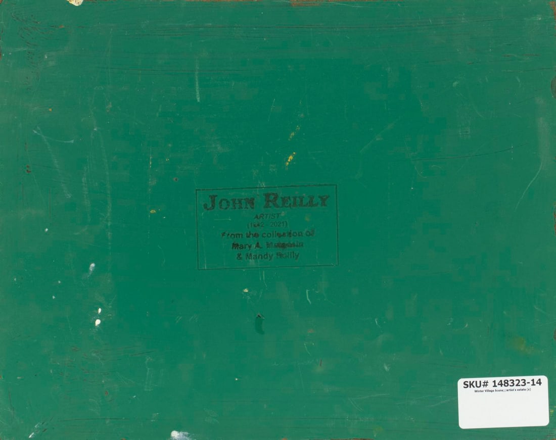 John Reilly (NY,NJ,1942-2021) oil painting - 9