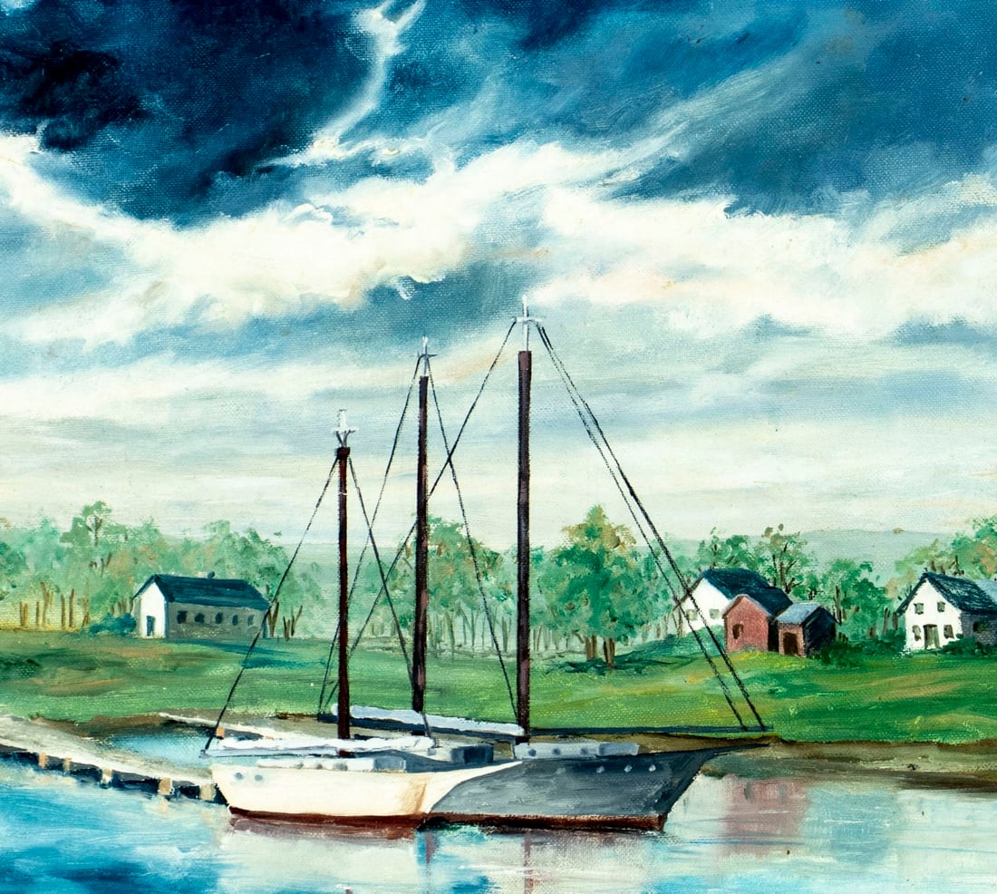 Connie Horton (NY,20C) oil painting - 5