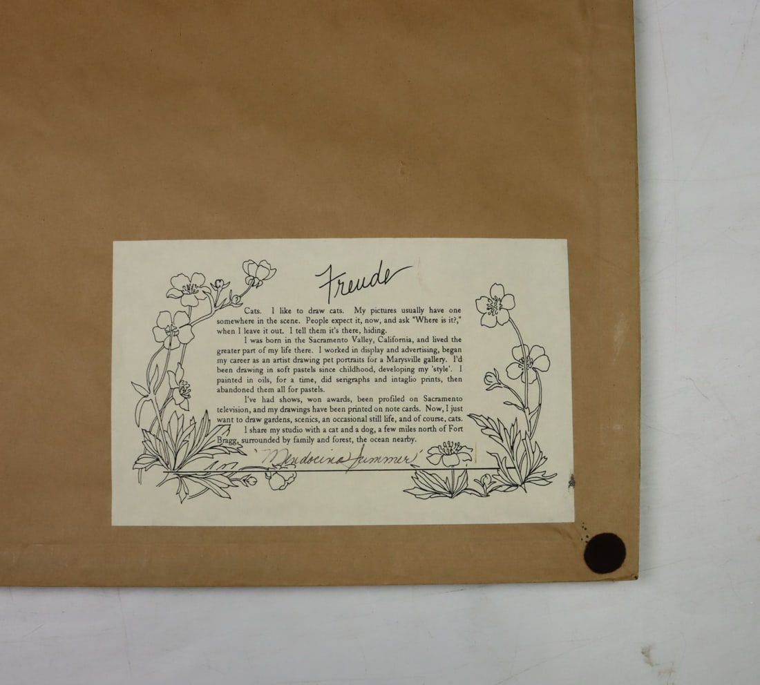 Freude (CA,20C) pastel painting - 11