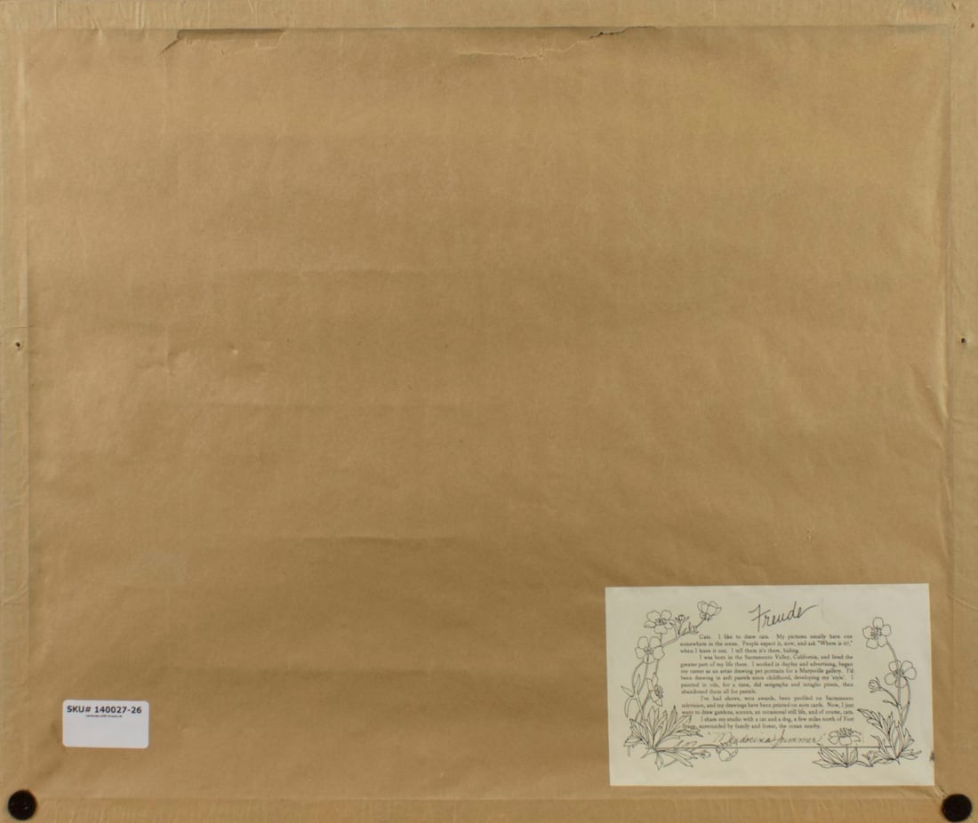 Freude (CA,20C) pastel painting - 9