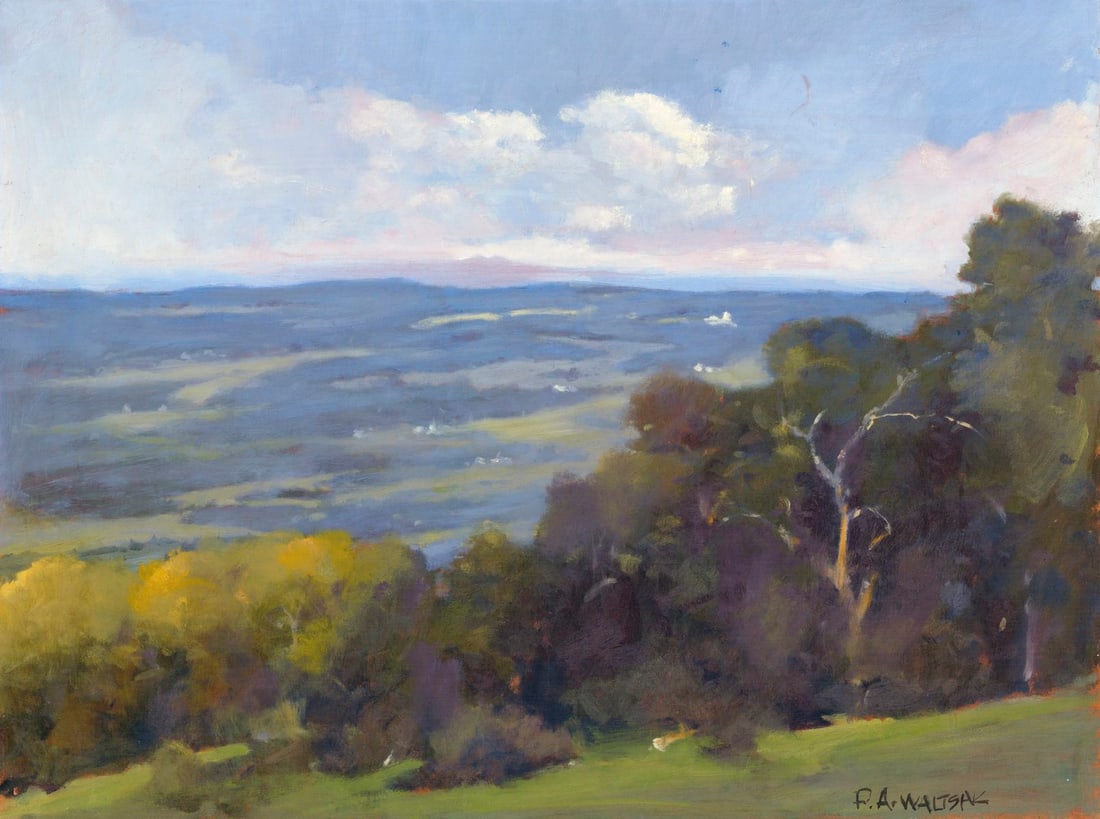 Robert Waltsak (NJ,b 1944) oil painting (1 of 12)