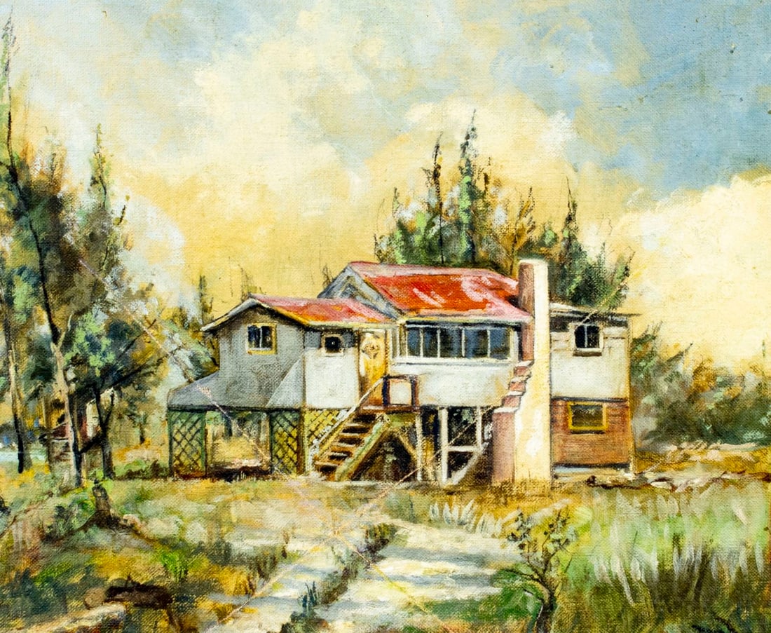 Max W Mueller (US,mid 20C) oil painting - 5