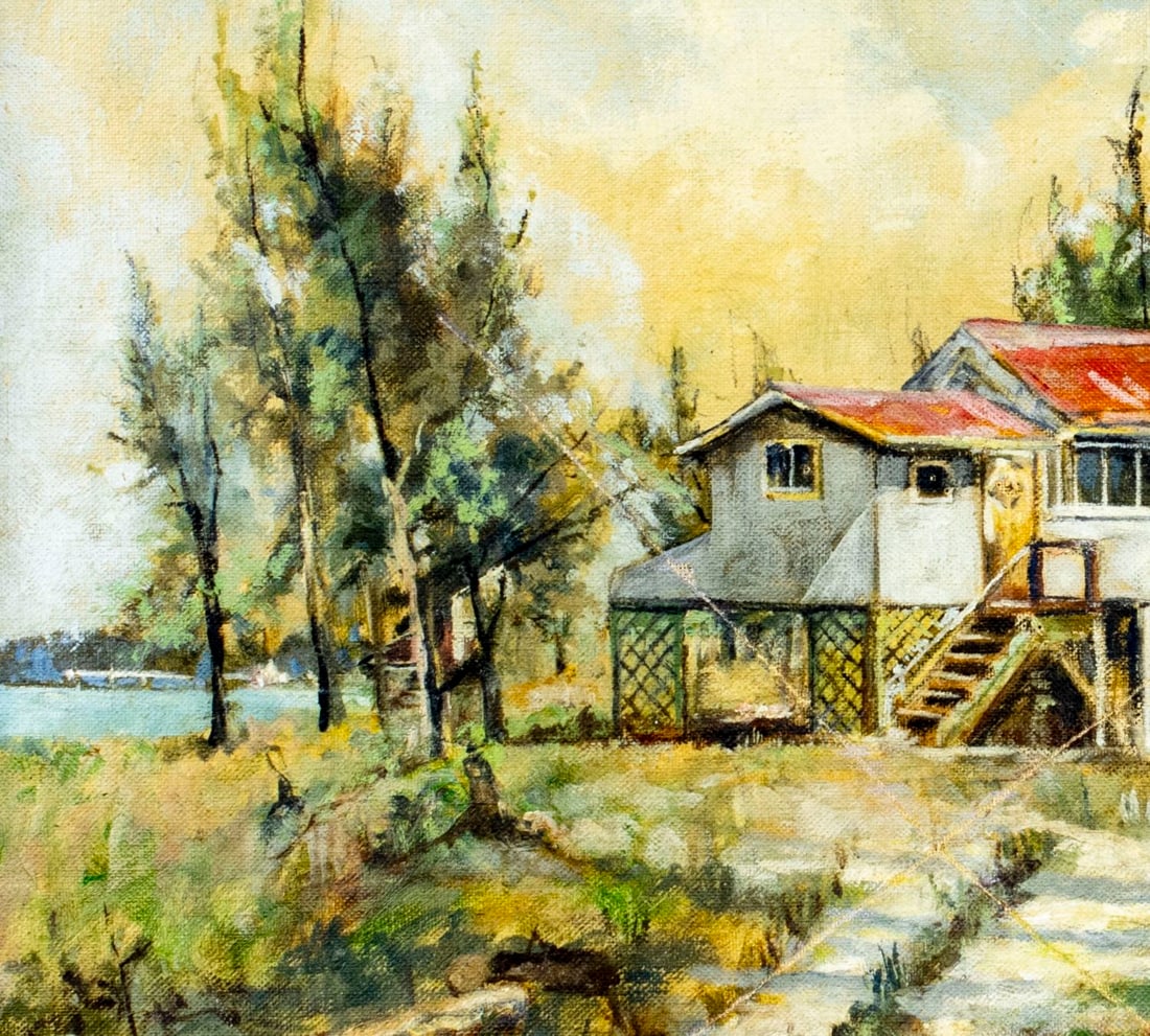 Max W Mueller (US,mid 20C) oil painting - 6