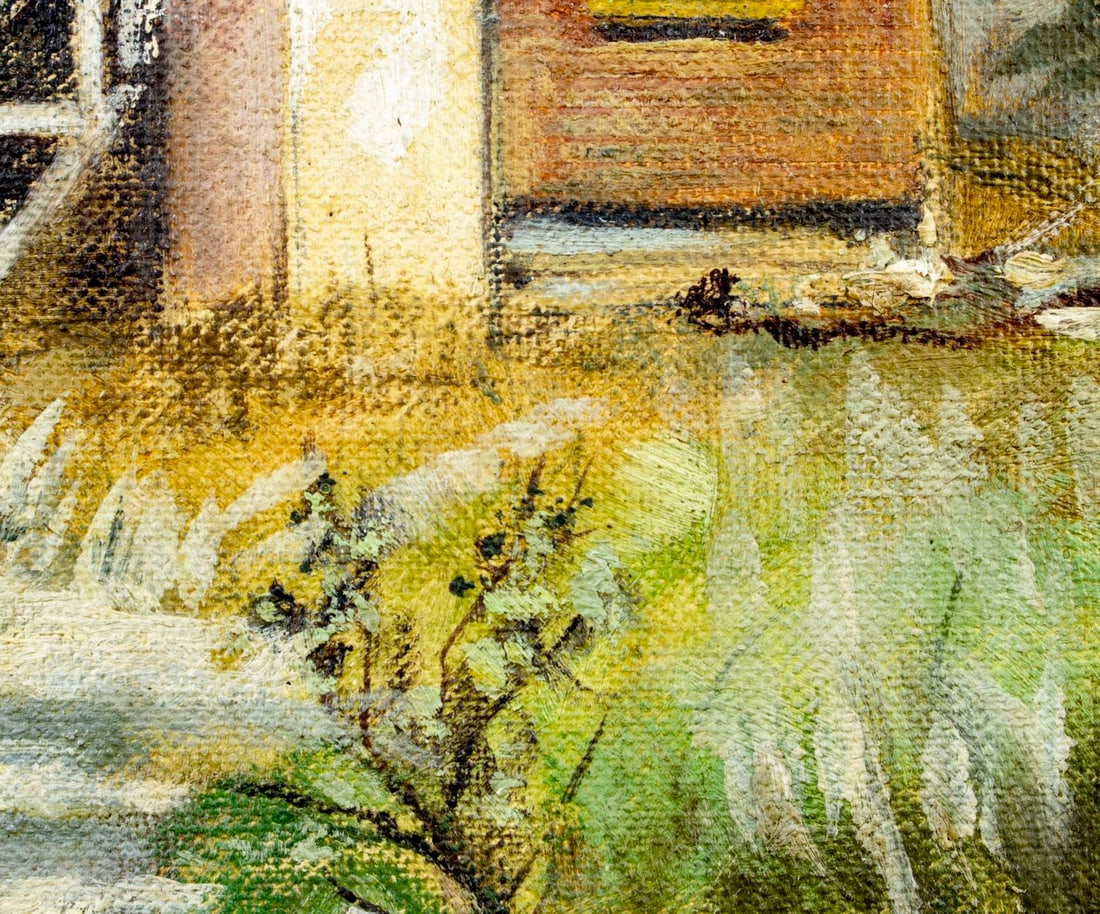 Max W Mueller (US,mid 20C) oil painting - 8