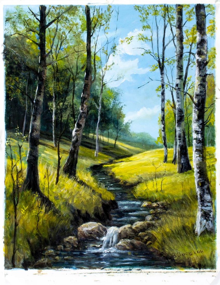 Viktor Ilyushkin (Russia,b 1946) oil painting - 3