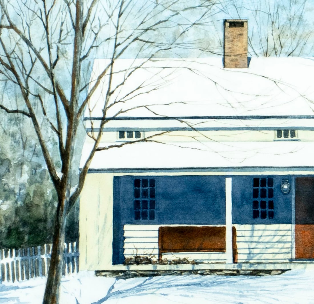 John Nicholas Sacalis (NJ,20/21C) watercolor painting - 6