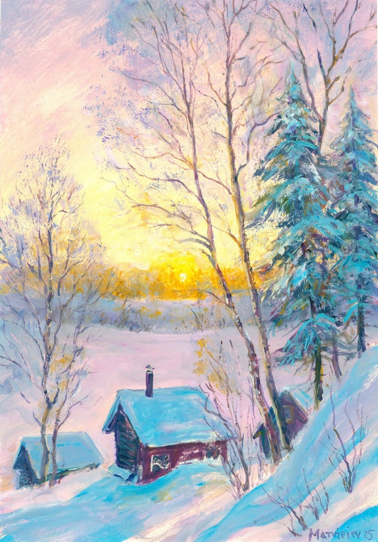 Andriy Matveiev (Ukraine,b 1988) oil painting (1 of 12)