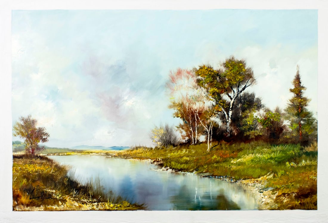 S Lobau (Europe,20C) oil painting - 3