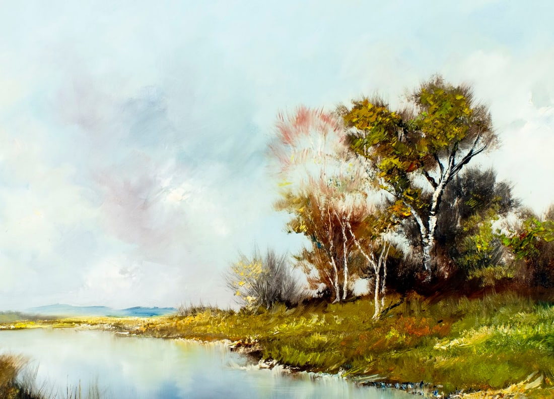 S Lobau (Europe,20C) oil painting - 5