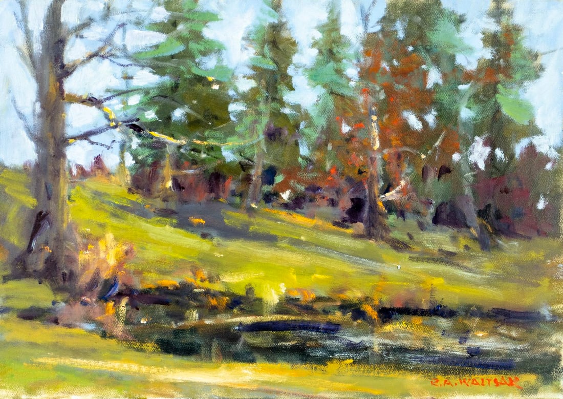 Robert Waltsak (NJ,b 1944) oil painting (1 of 13)