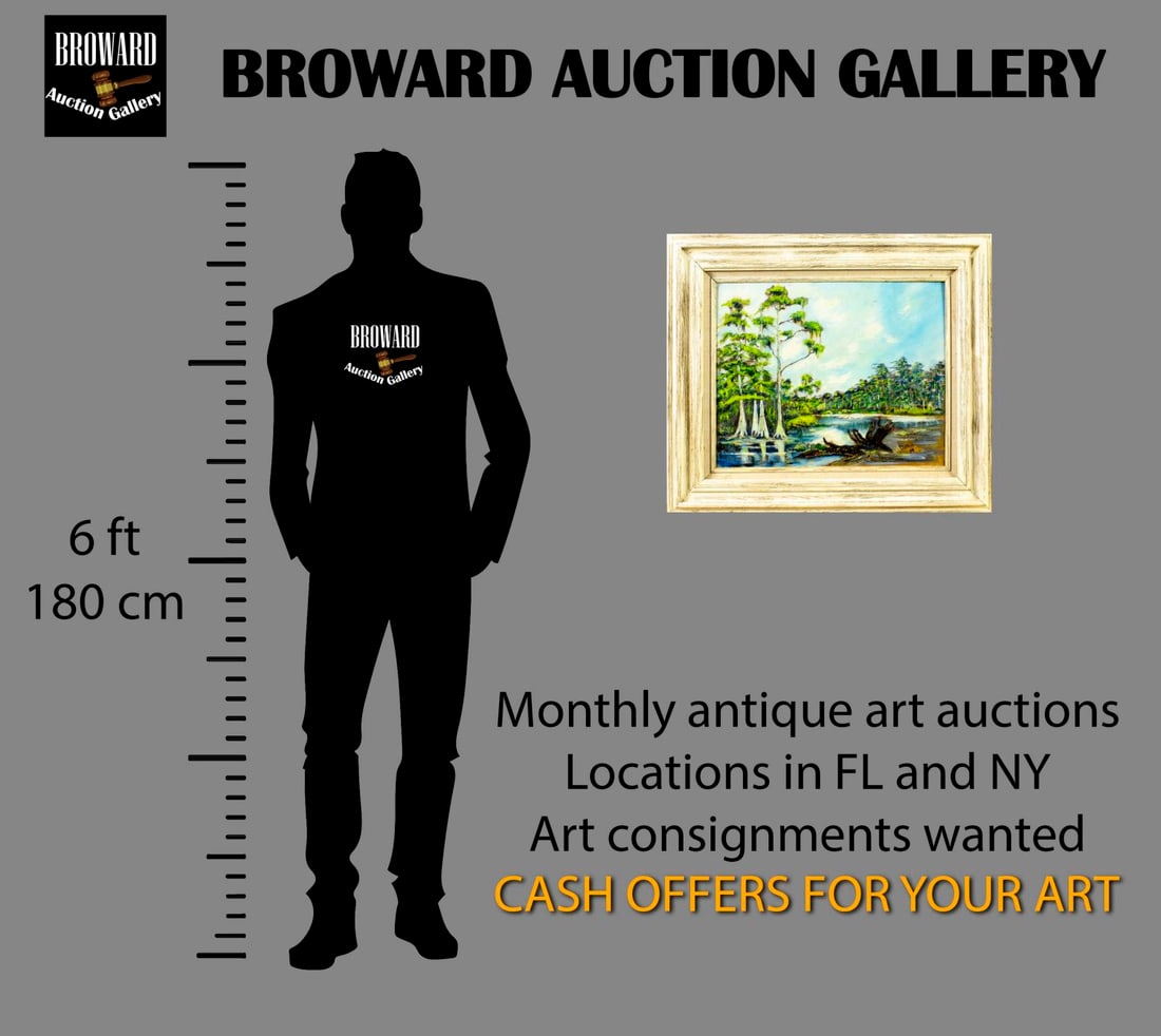 Jerry L DeVane (FL,?-2020) oil painting - 2