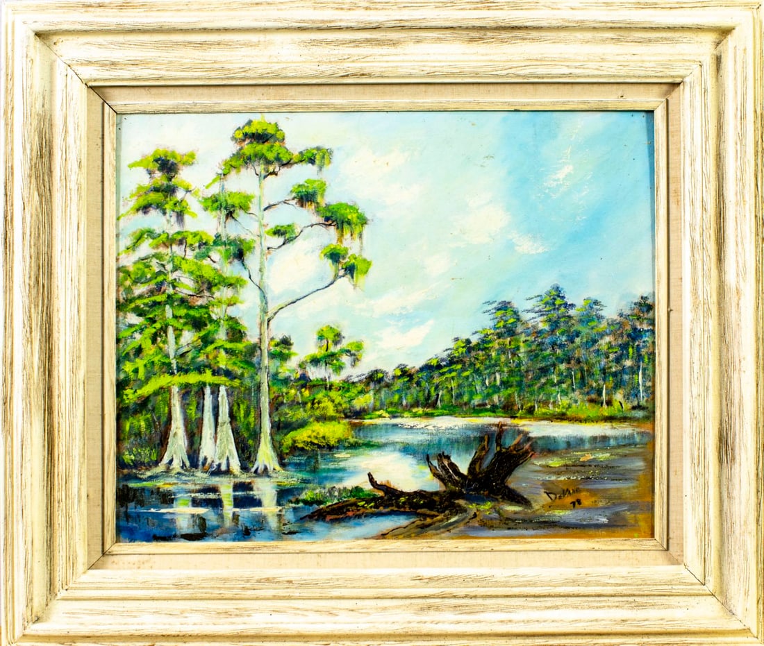 Jerry L DeVane (FL,?-2020) oil painting - 3