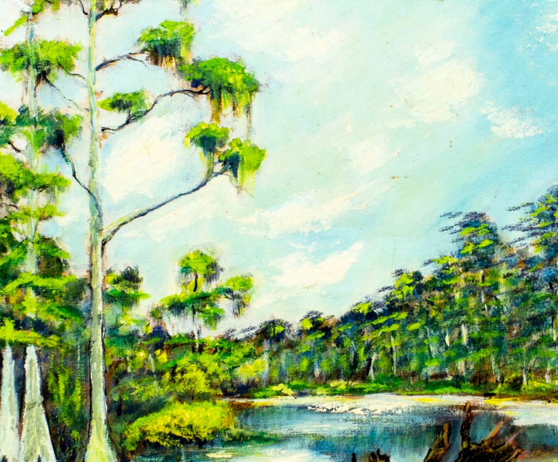 Jerry L DeVane (FL,?-2020) oil painting - 5