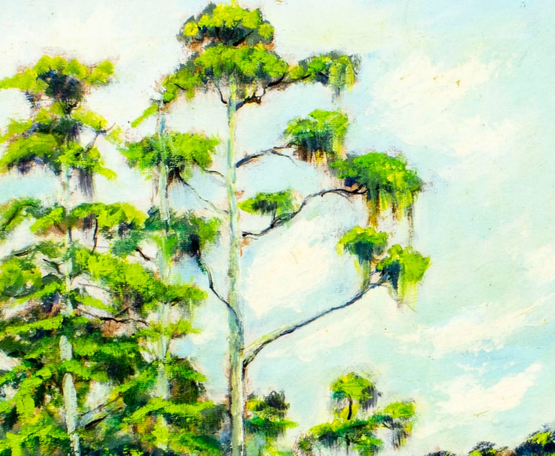 Jerry L DeVane (FL,?-2020) oil painting - 6