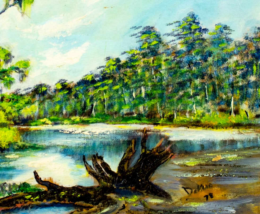 Jerry L DeVane (FL,?-2020) oil painting - 7