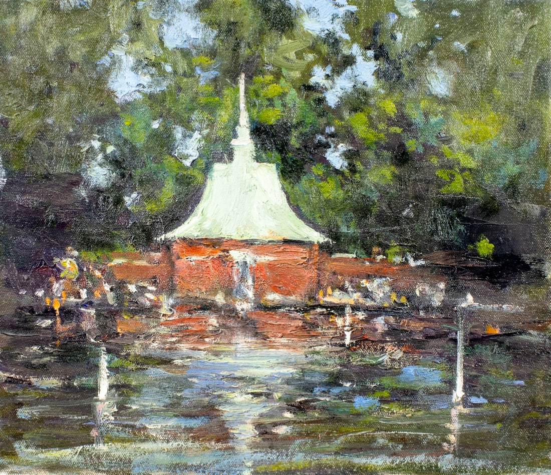 Robert Waltsak (NJ,b 1944) oil painting (1 of 13)