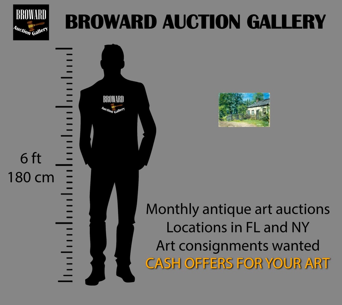 Antique early 20C European oil painting - 2