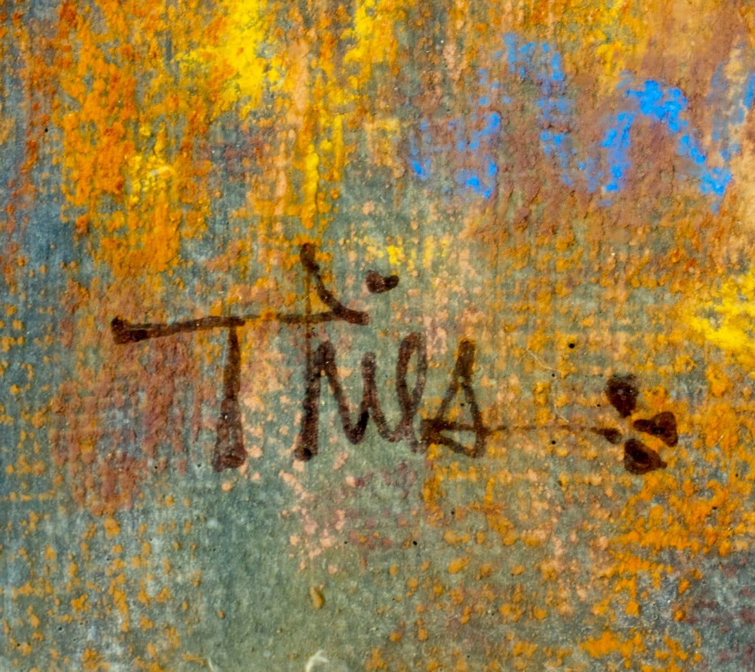 Timothy Thies (VT,ID,IA,1954-2010) pastel painting - 4