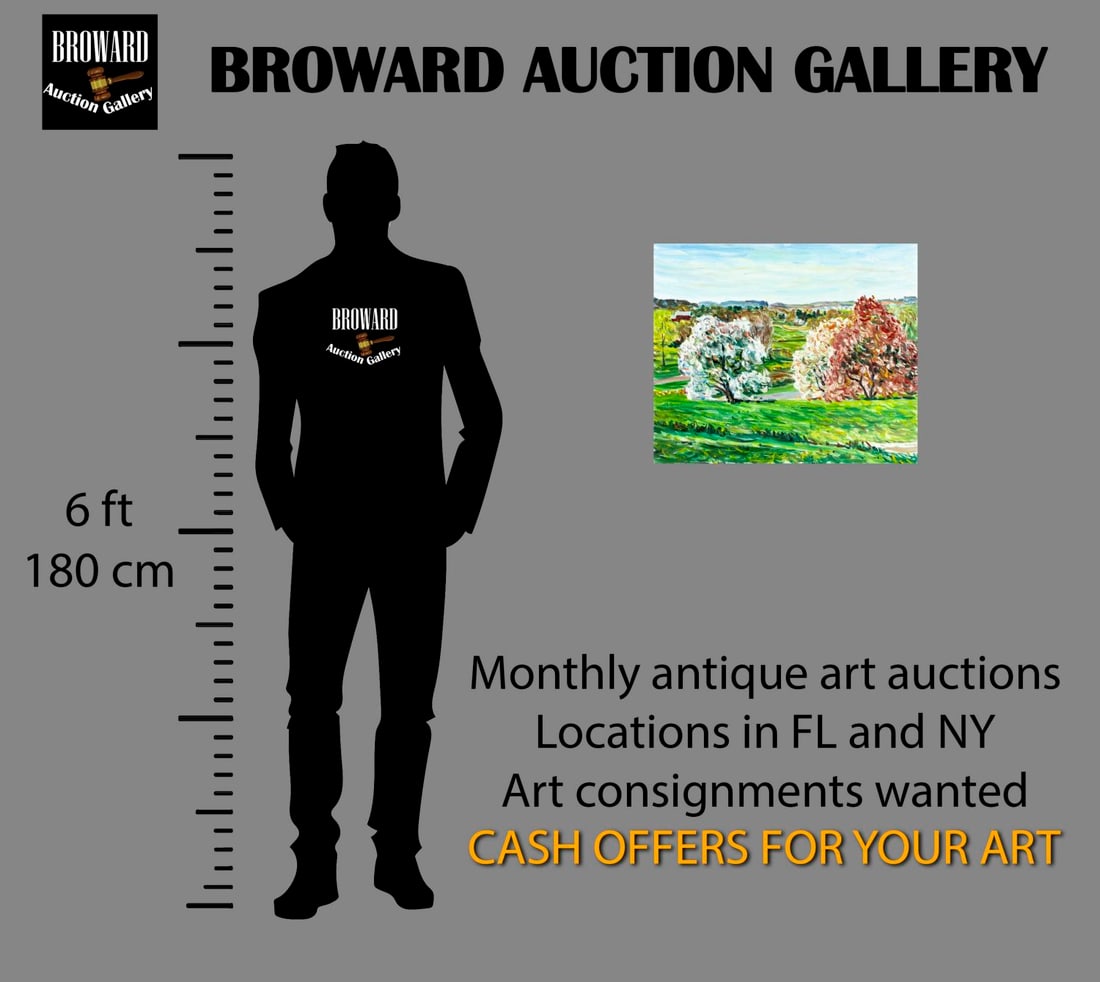 Edmund F Jordan Jr (PA,?-2017) oil painting - 2