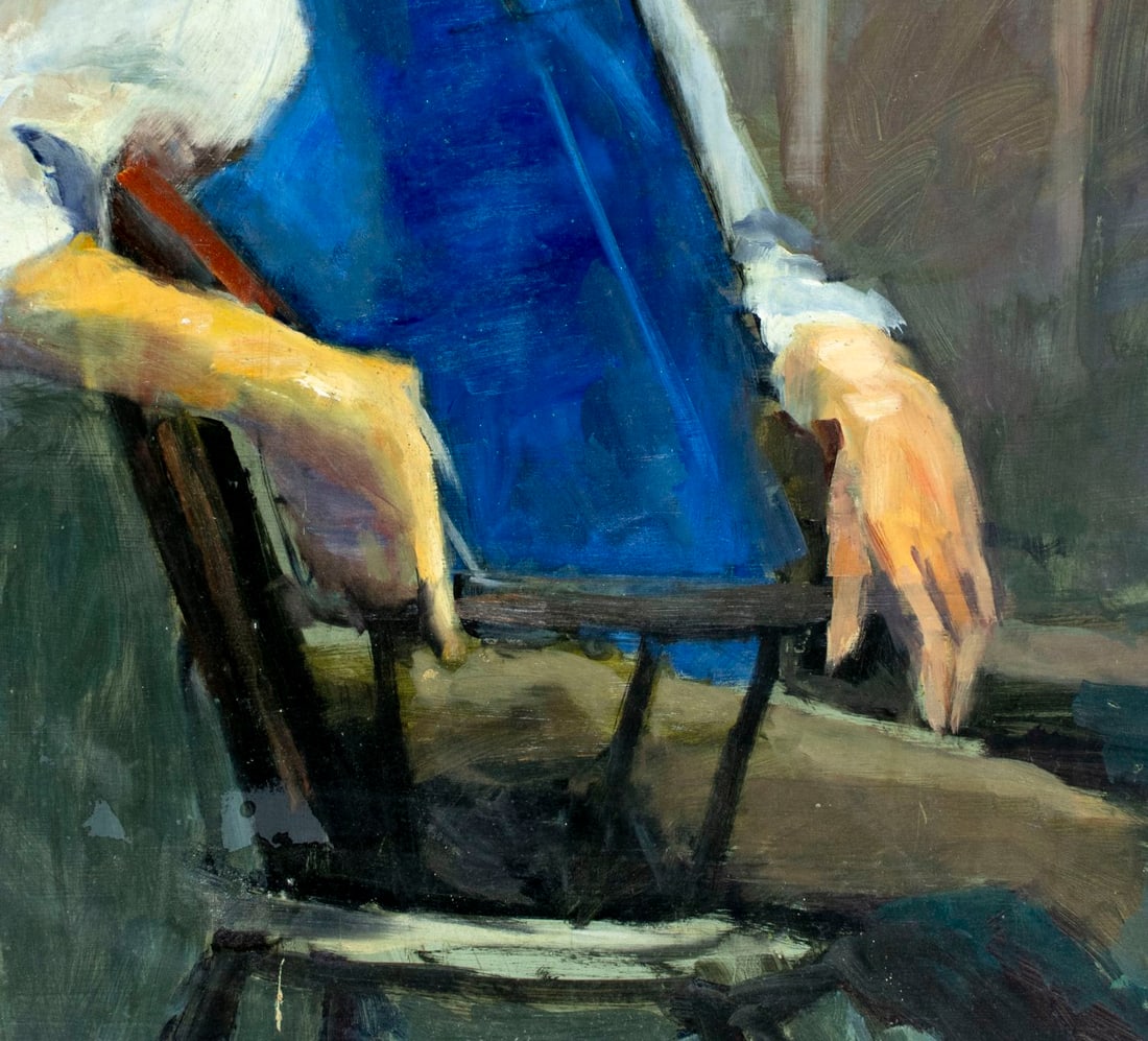 John Reilly (NY,NJ,1942-2021) oil painting - 7