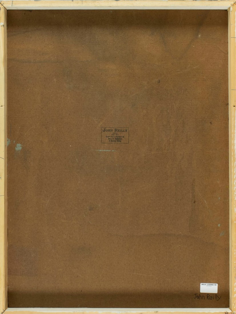 John Reilly (NY,NJ,1942-2021) oil painting - 9