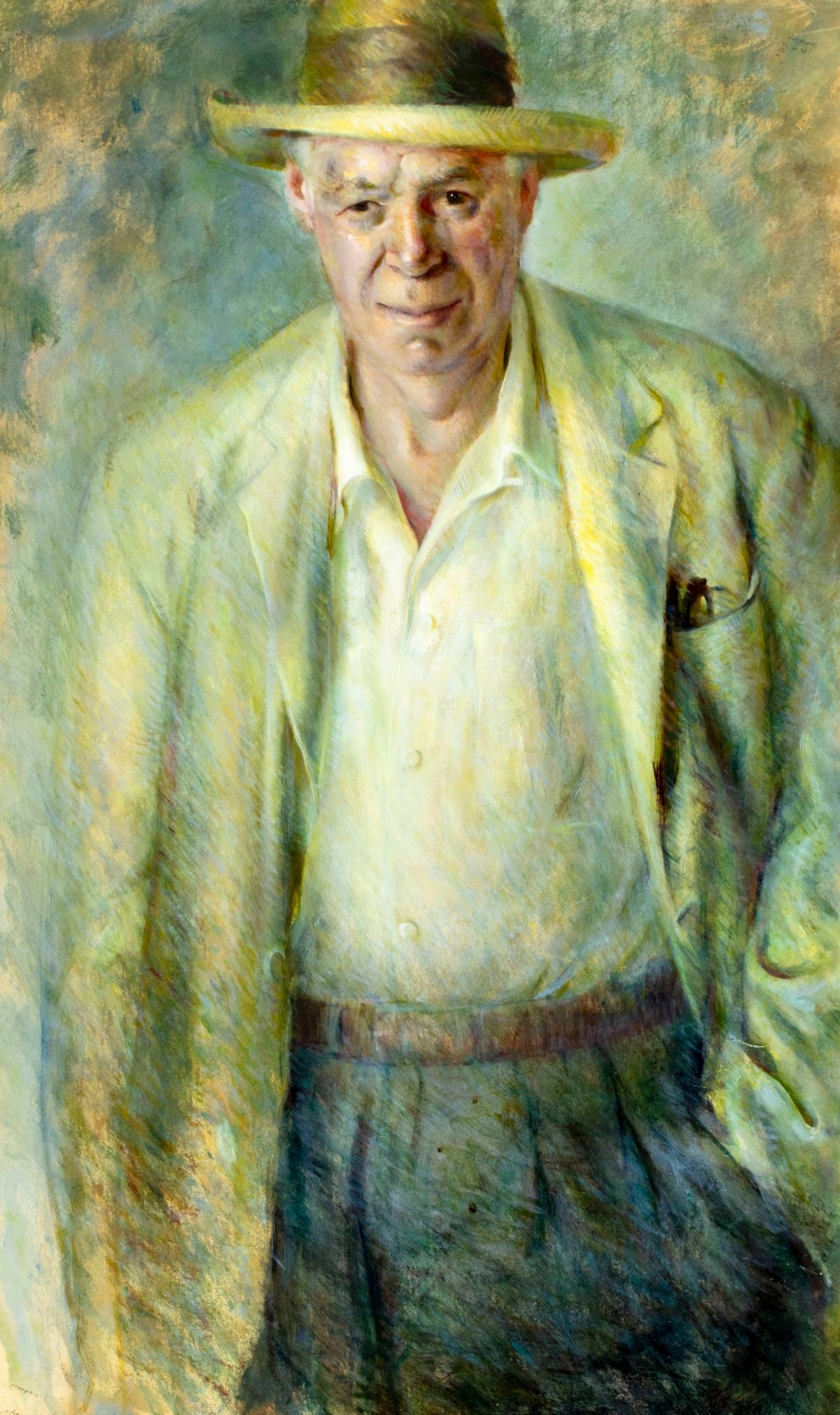 Louise E Marianetti (RI,NY,1916-2009) oil painting - 3