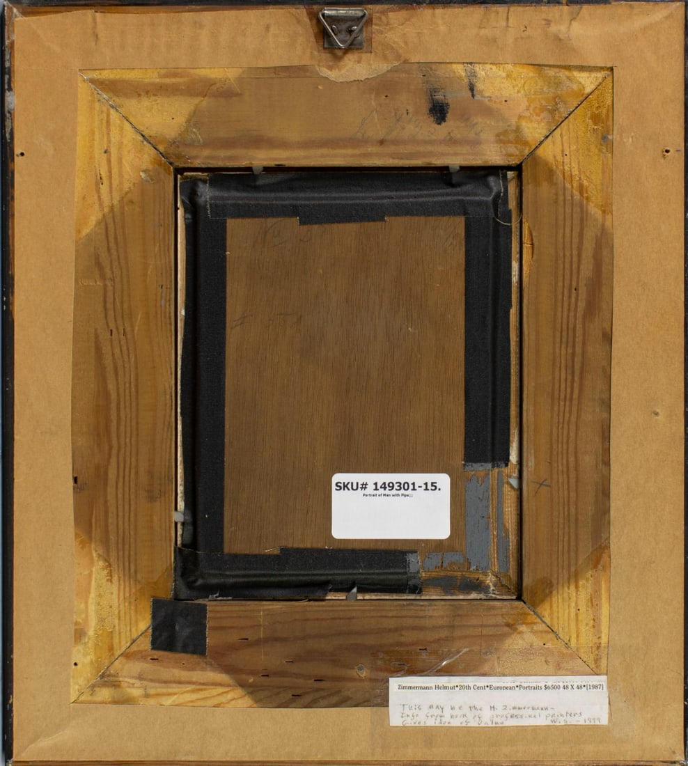 Huldrich Zimmermann (Swiss,1880-1936) oil painting antique - 9