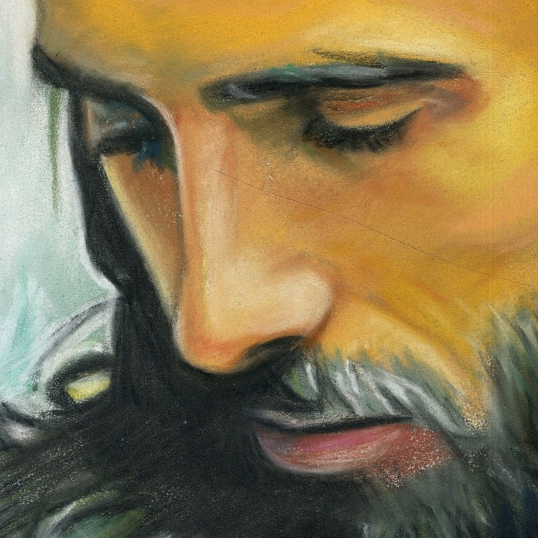 Oleksandr Achkasov (Ukraine,b 1965) pastel painting - 8