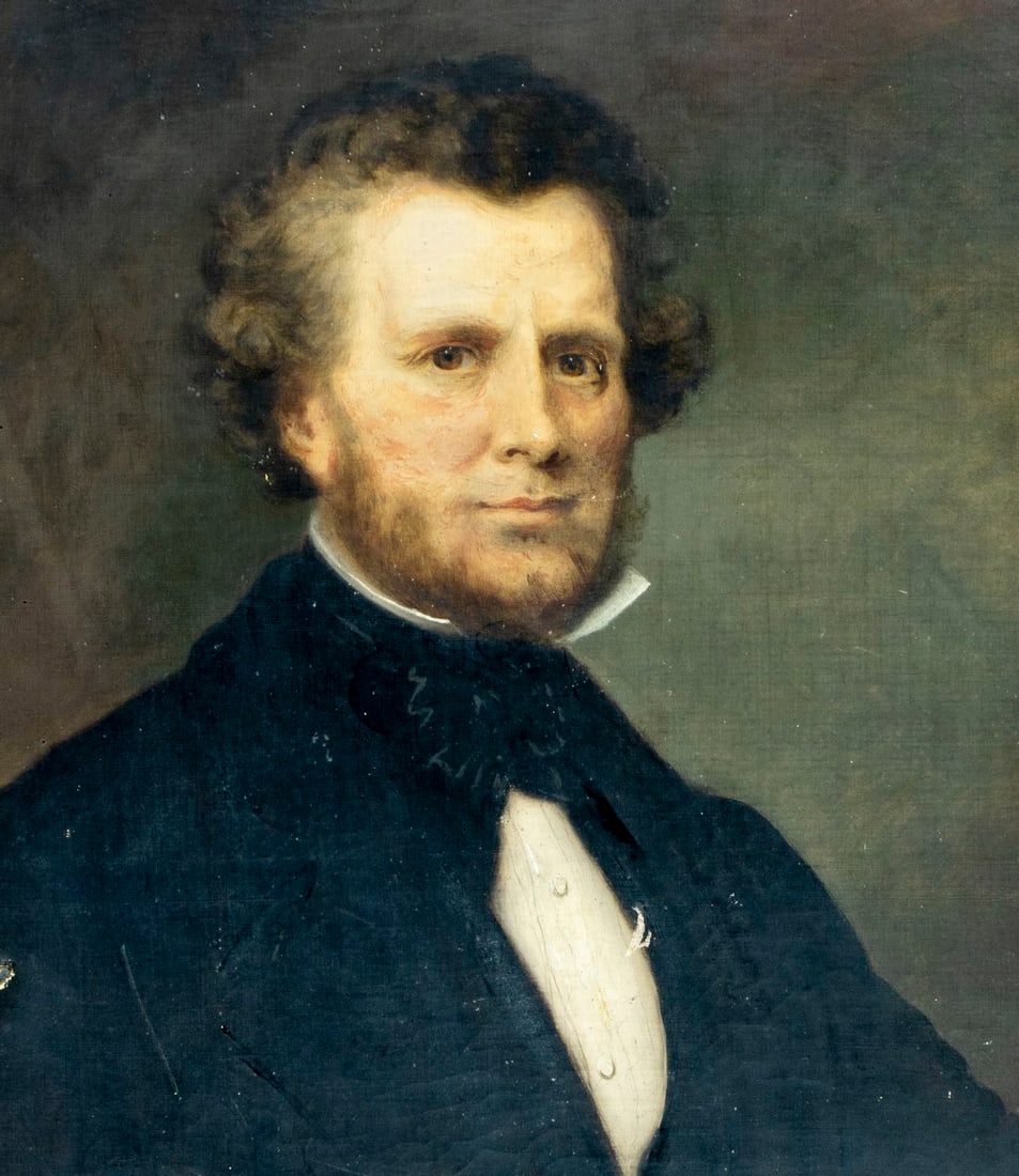 ATTR Bass Otis (PA,MA,1784-1861) oil painting antique - 4