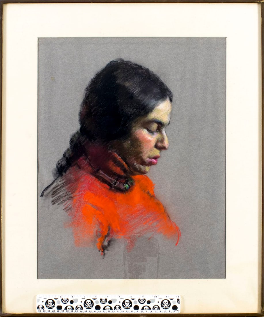 Americo DiFranza (NY,MA,1919-2004) pastel painting - 2