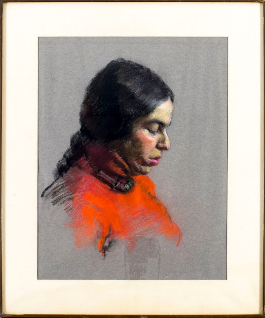 Americo DiFranza (NY,MA,1919-2004) pastel painting - 3