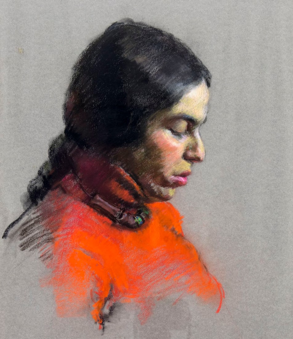 Americo DiFranza (NY,MA,1919-2004) pastel painting - 4