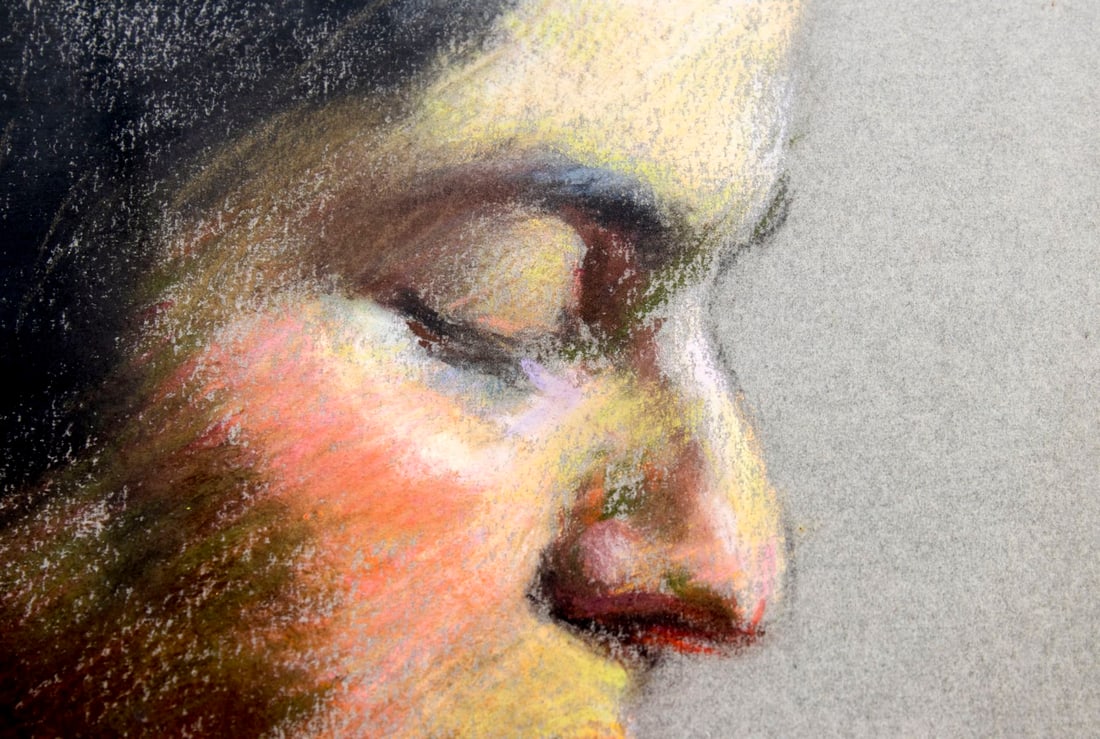 Americo DiFranza (NY,MA,1919-2004) pastel painting - 7