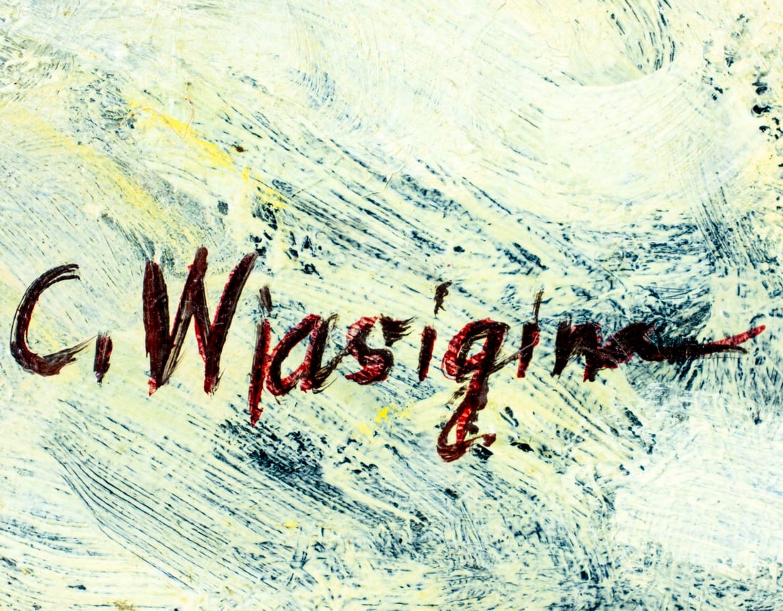 Claudia Wiasigina (NY,Ukraine,1917-1978) oil painting - 3